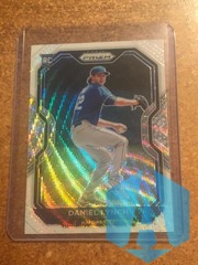 2021 Panini Prizm White Wave Prizm #53 Daniel Lynch RC Kansas City